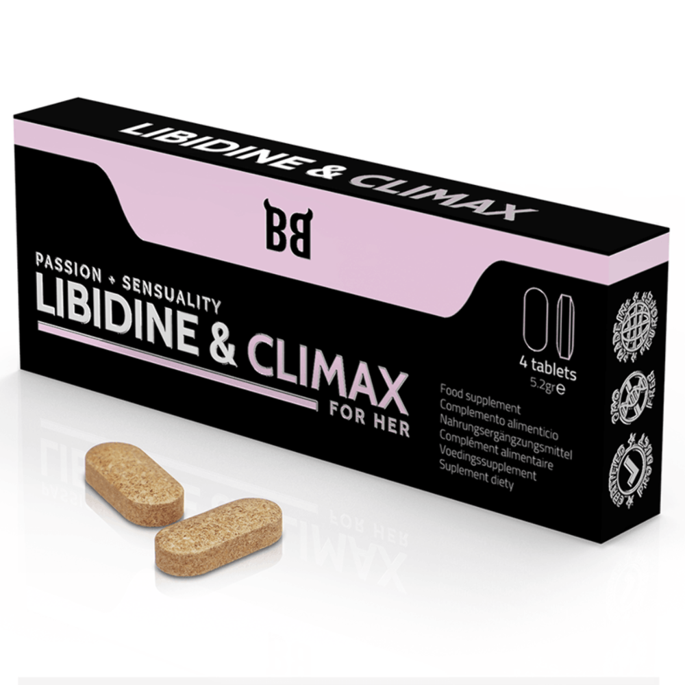 Libidine & Climax: Aumenta la Libido per Donne - 4 Capsule Naturali