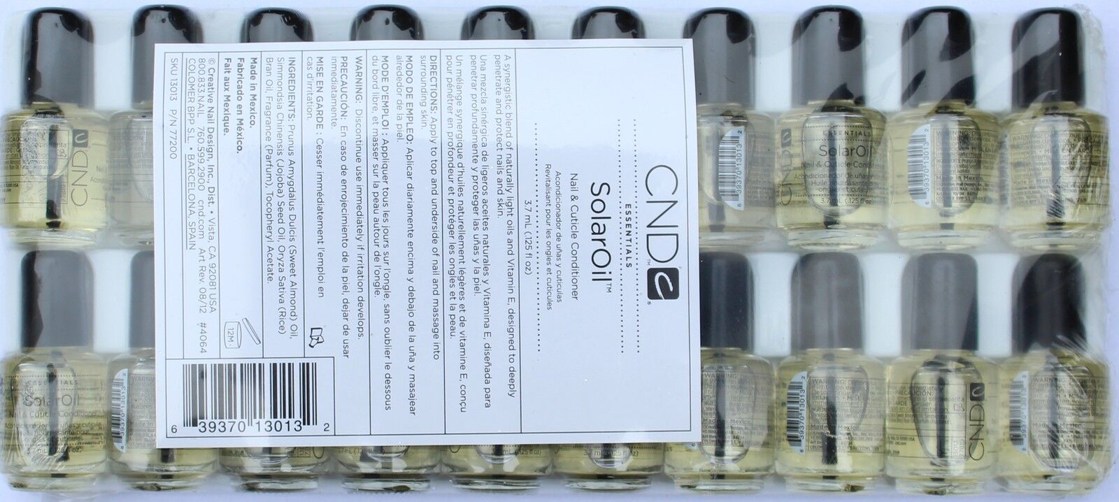 CND SOLARE OLIO Unghie & Cuticole Balsamo 3,7 ml X 20 CONFEZIONE