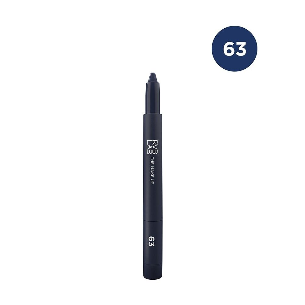 RVB Lab More Than This 3 in 1 Ombretto Kajal e Eyeliner Colore N. 63 Blu, 0.8g