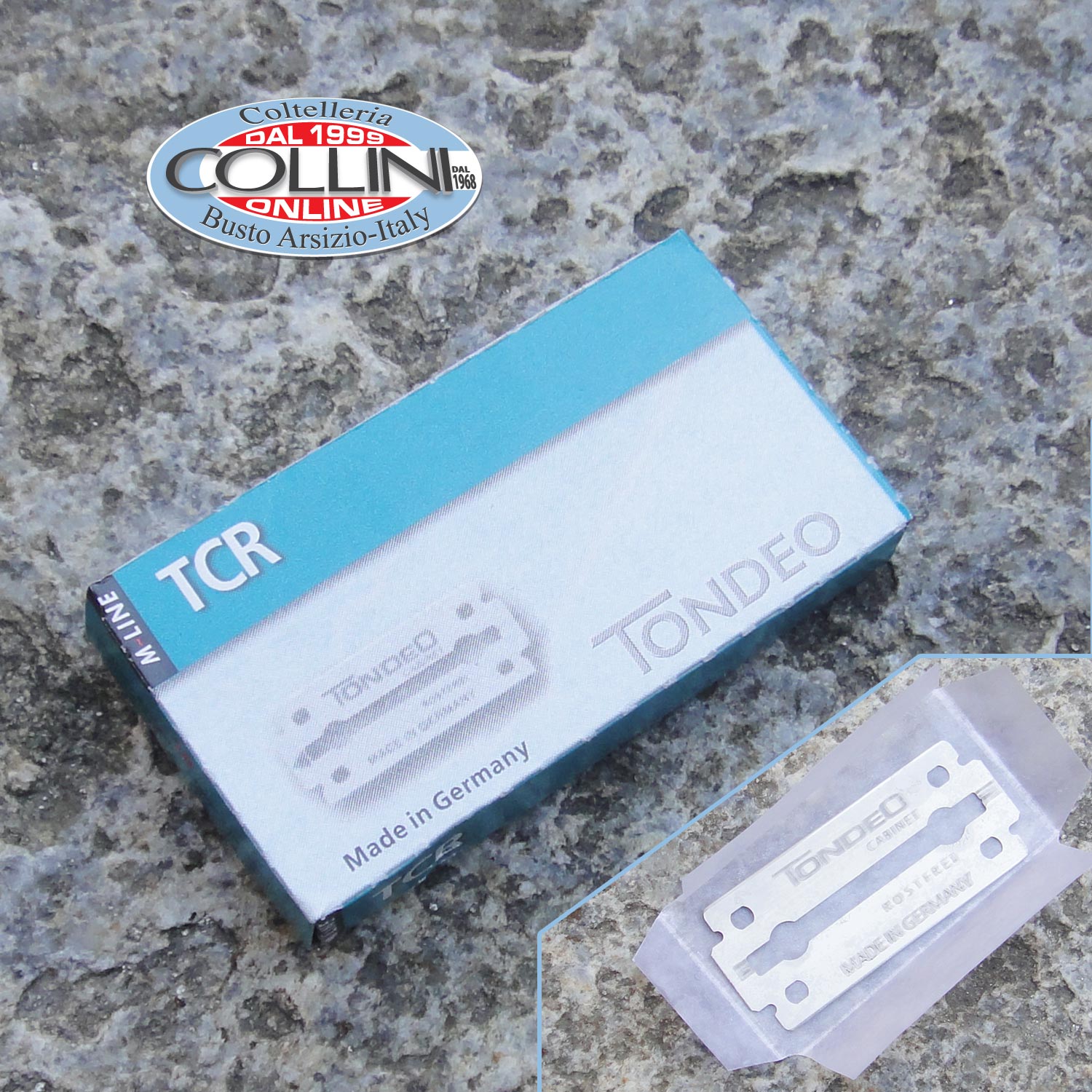 Tondeo - TCR Lamette inox - Compatibile unicamente con shavette di marca Tond...