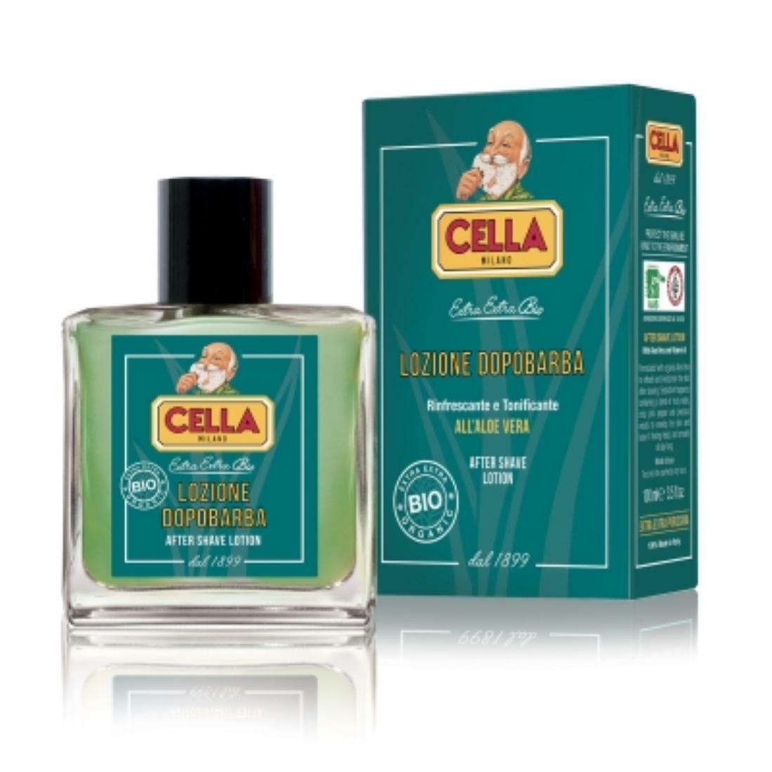 CELLA MILANO EXTRA BIO LOZIONE DOPOBARBA ALL'ALOE VERA AFTER SHAVE LOTION 57032