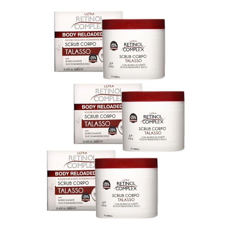 3pz ULTRA RETINOL COMPLEX BODY RELOADED Scrub corpo Talasso esfoliante 250ml