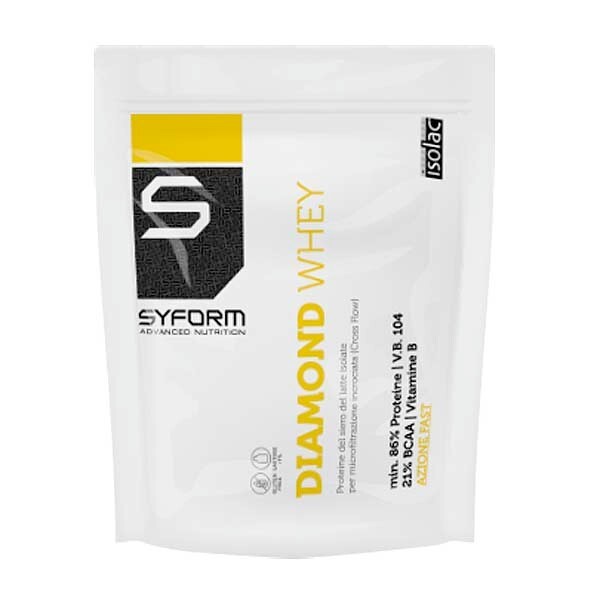 Diamond Whey - Syform. Proteine del siero di latte isolate. Fragola-lampone