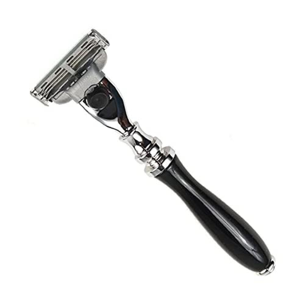 Parker Mach 3 Compatible Razor Black resin handle mod. 111B-M3 - NUOVO