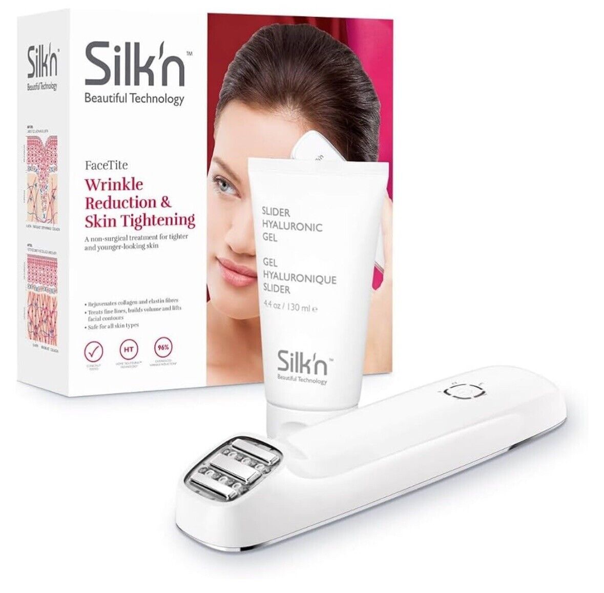Riduzione Rughe Dispositivo Anti-Age, Bianco Silk’n H2111/H2112  Lifting ⭐️Nuovo