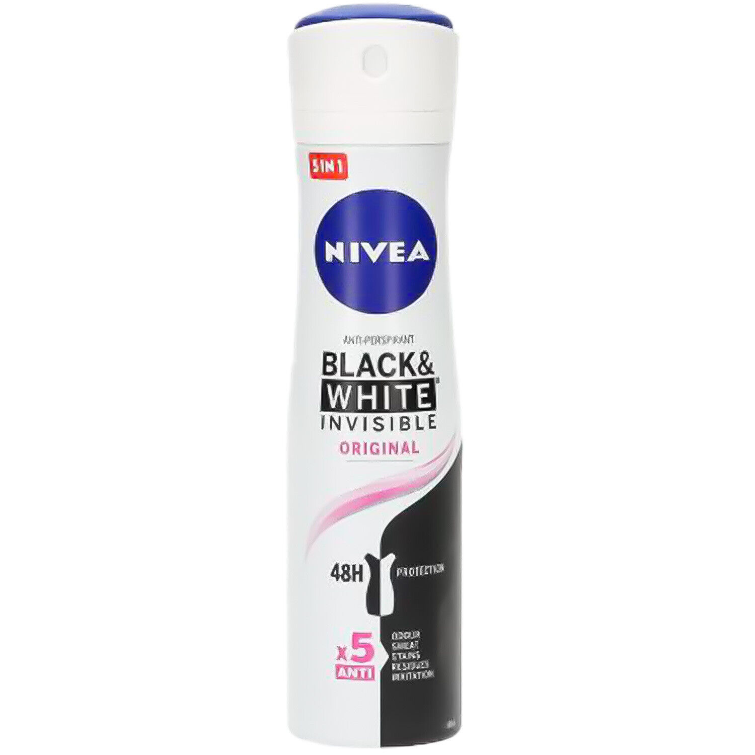 NIVEA DEODORANTE SPRAY INVISIBLE BLACK E WHITE 150ML