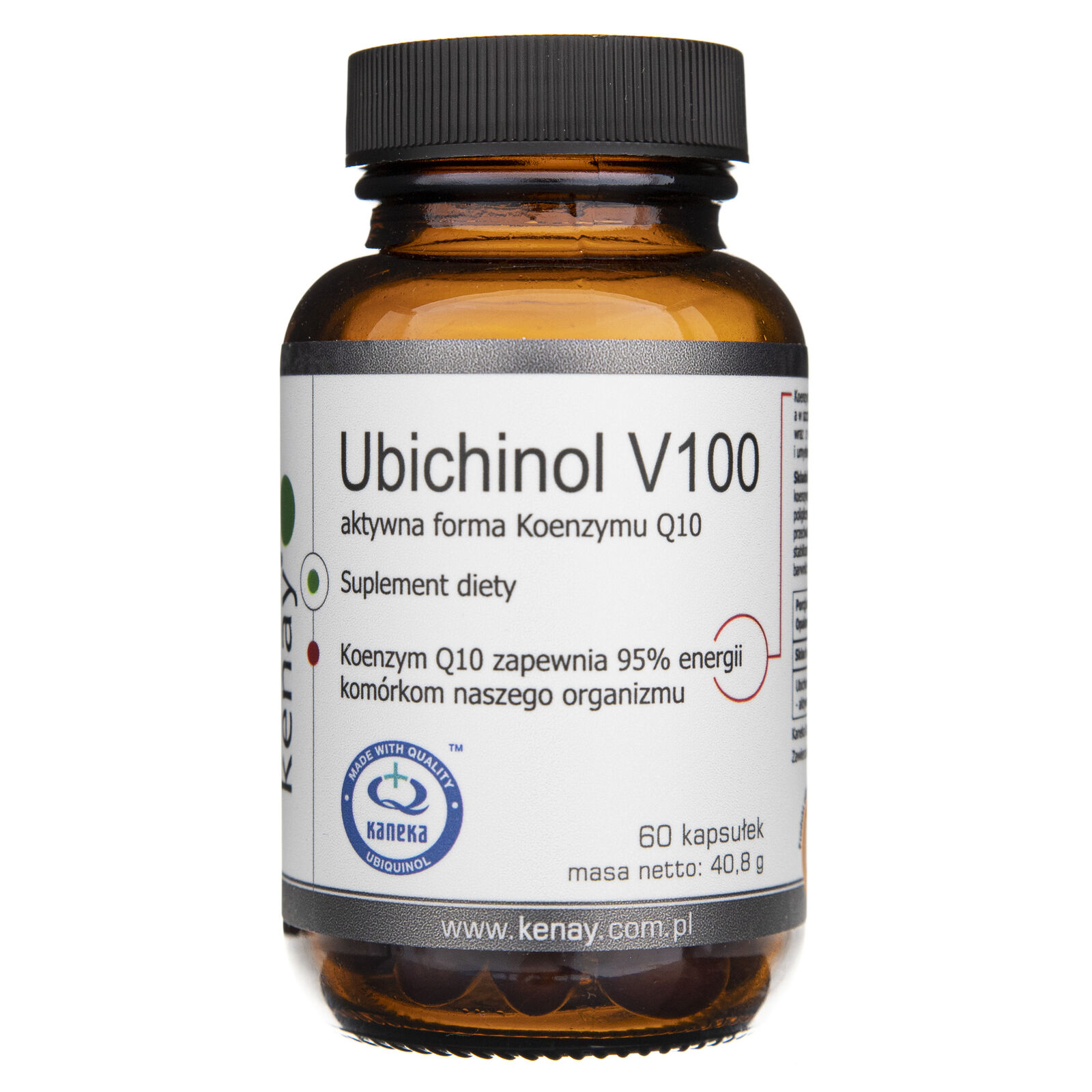 Kenay Ubiquinol V100 (forma attiva del coenzima Q10), 60 capsule
