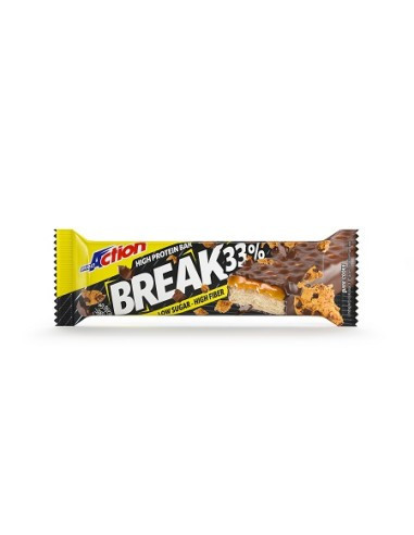 PROACTION BREAK BAR – BARRETTA PROTEICA 33% Low Sugar AL CARAMELLO 50G