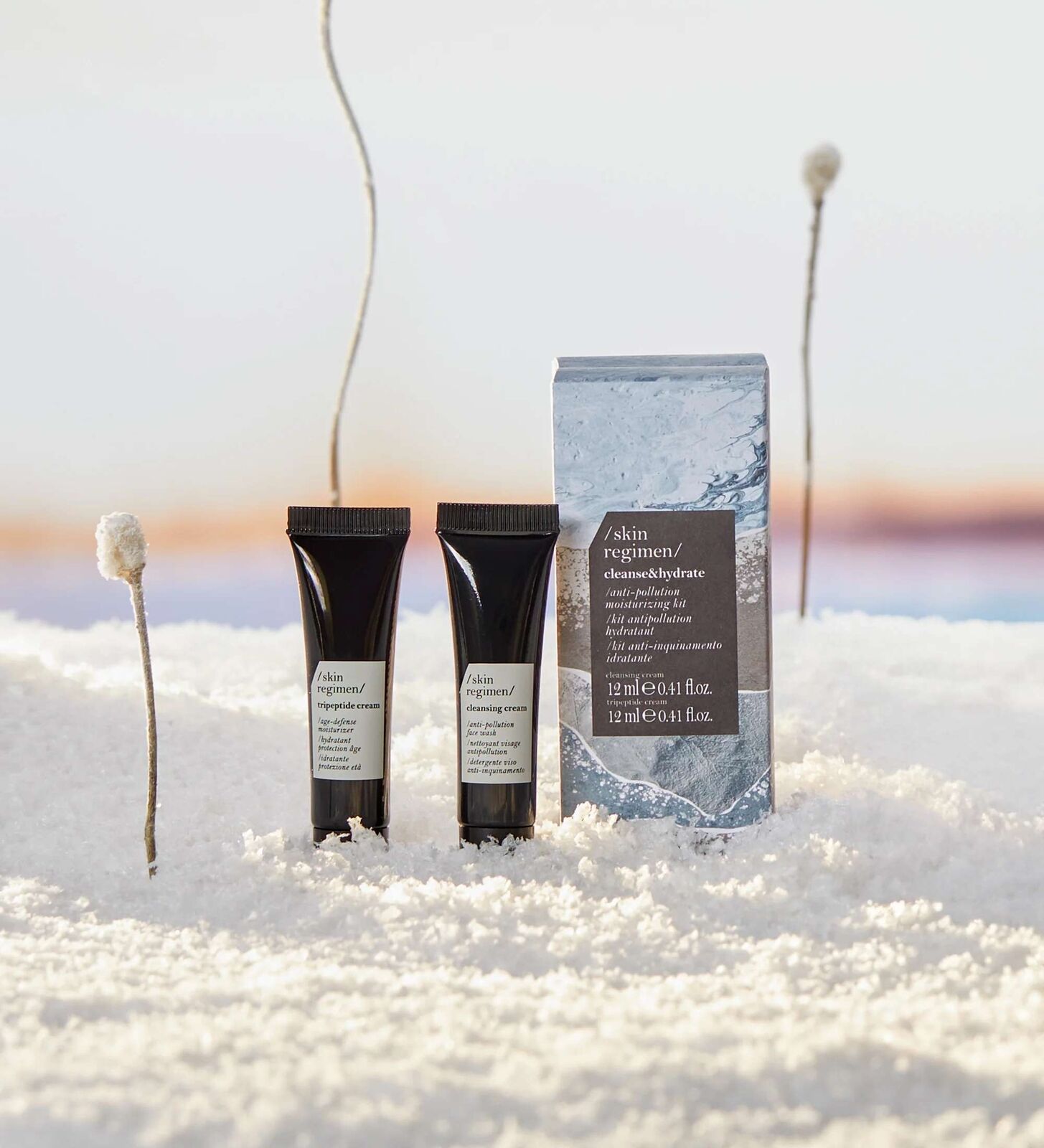 Comfort Zone Skin Regimen Cleanse&Hydrate Kit viso idratante anti-inquinamento