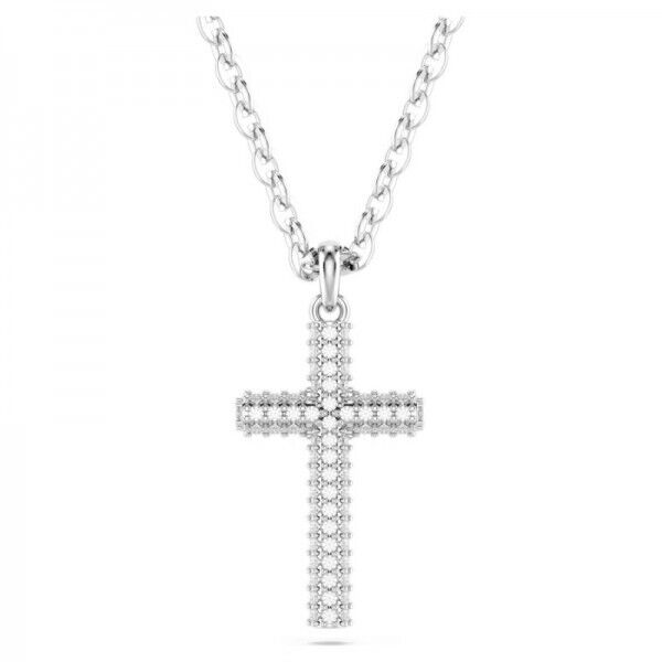 Pendente Swarovski Insigne pavé croce bianco rodio 5675577