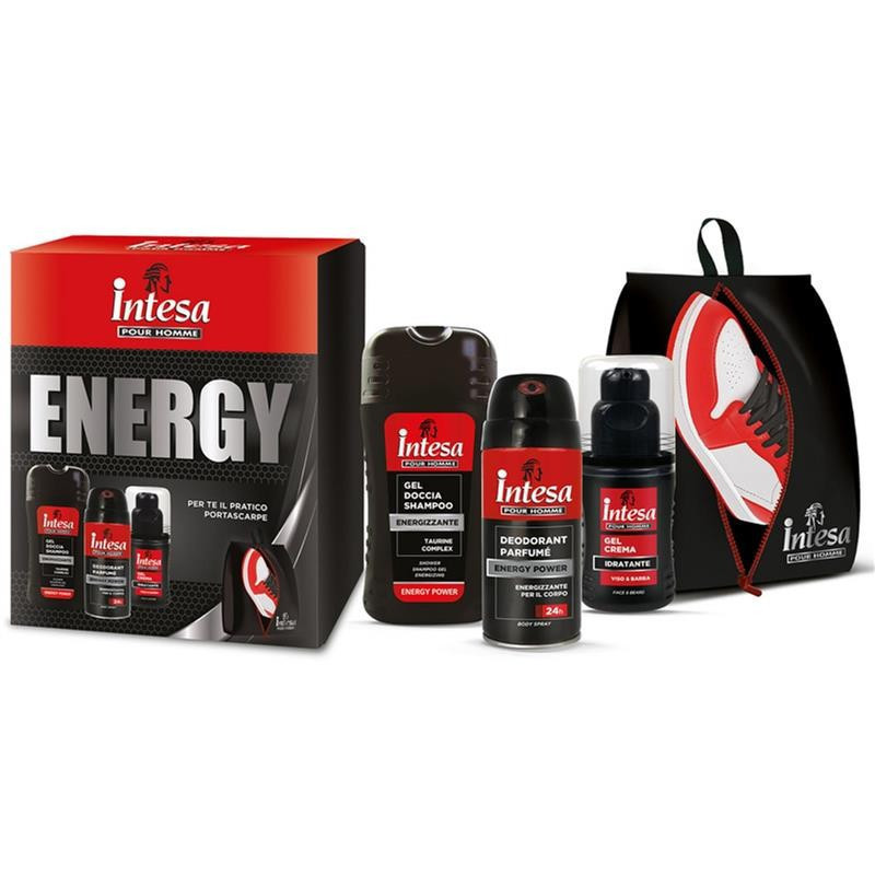 INTESA COFANETTO - GEL DOCCIA SHMAPOO 250 ML + DEODORANT PARFUME' 180 ML + GEL C