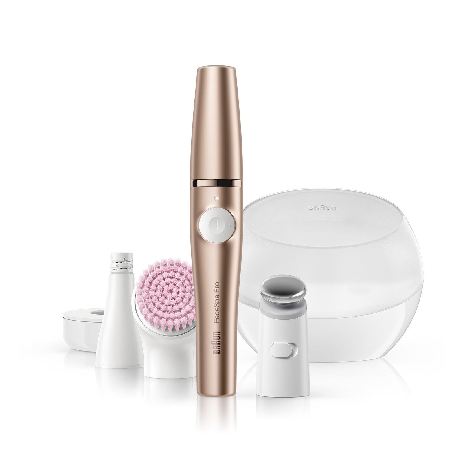 Braun FaceSpa Pro 921 10 pinzette Bronzo Bianco