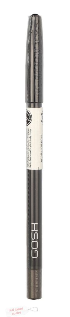Gosh Velvet Touch Waterproof Eyeliner 1.2g For Women