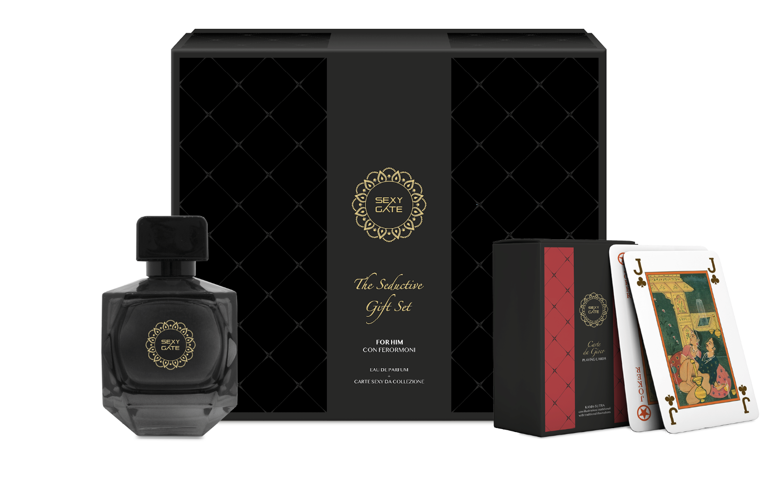 Sexi Gate Poseidone Homme Profumo 100 ml con Carte Kama