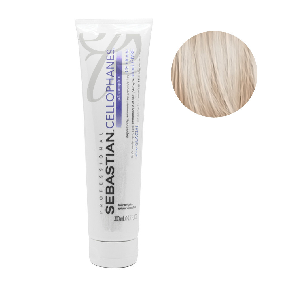 Sebastian Cellophanes Ice Blond 300ml - maschera riflessante biondo ghiaccio