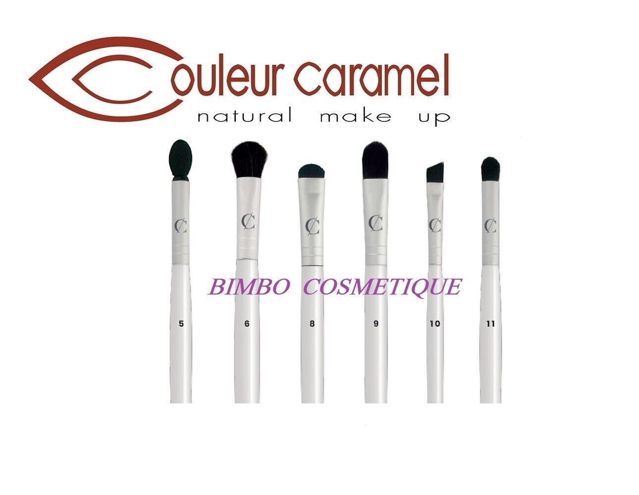 COULEUR CARAMEL BIO 1 PENNELLO PALPEBRE SMUSSATO N ° 10 VEGANO