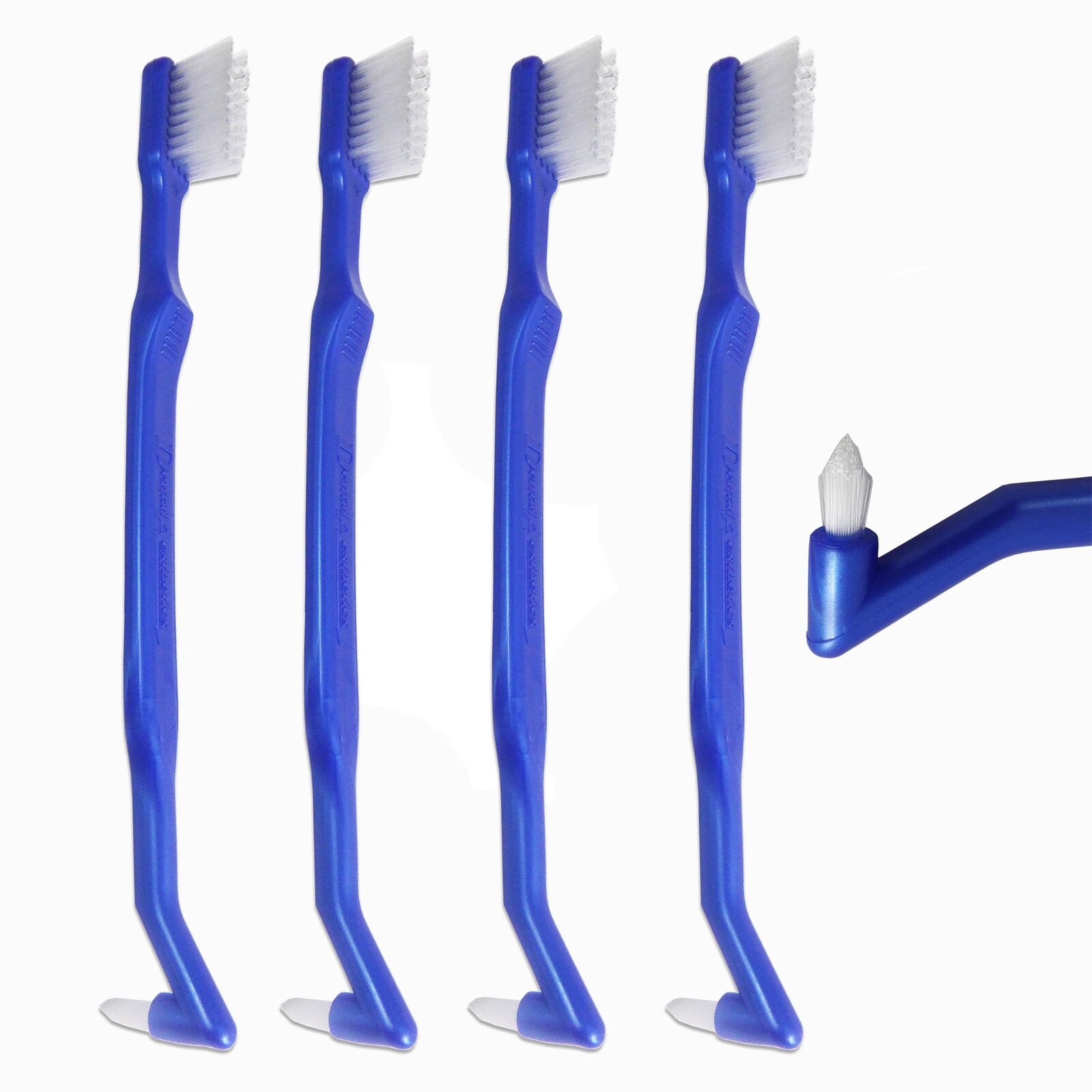 V-Trim Precision ~ Spazzolino ortodontico x 4 ~ con Interspace Tufted End (W7I)