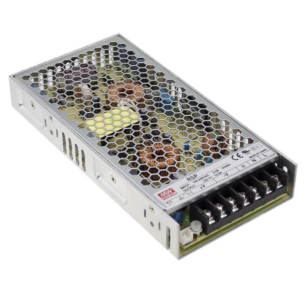 RSP-200-24 - Mean Well - Alimentatore Box Metallo 200W 24V - PFC attivo