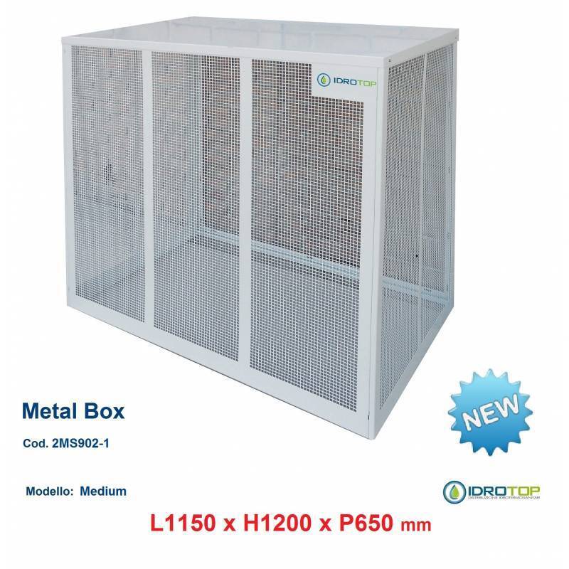 Gabbie di protezione MEDIUM 1150x1200x650 mm Metal Box per Climatizzatori