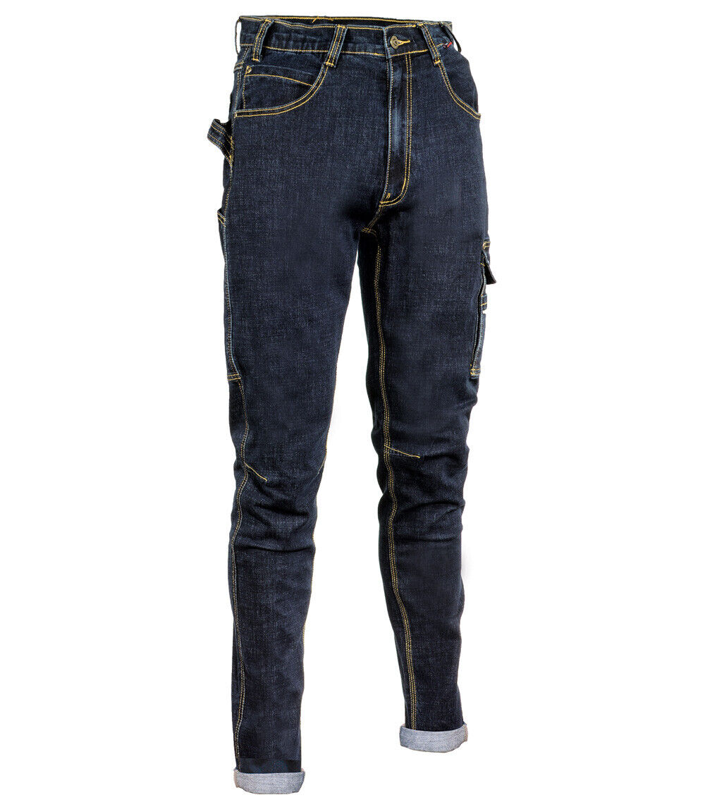 Cofra CABRIES (00 BLUE JEANS) Tg. 48 PANTALONI DA LAVORO JEANSV495-0-00.Z48