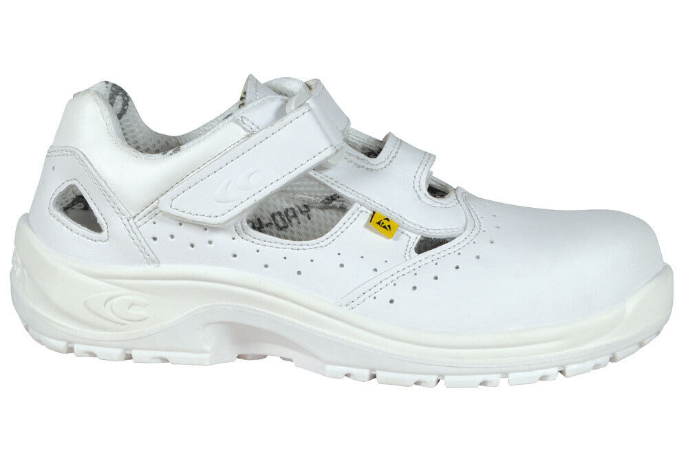 Cofra SERVIUS S1 ESD SRC Tg. 44 SANDALO DA LAVORO ANTIFORTUNISTICO BIANCO