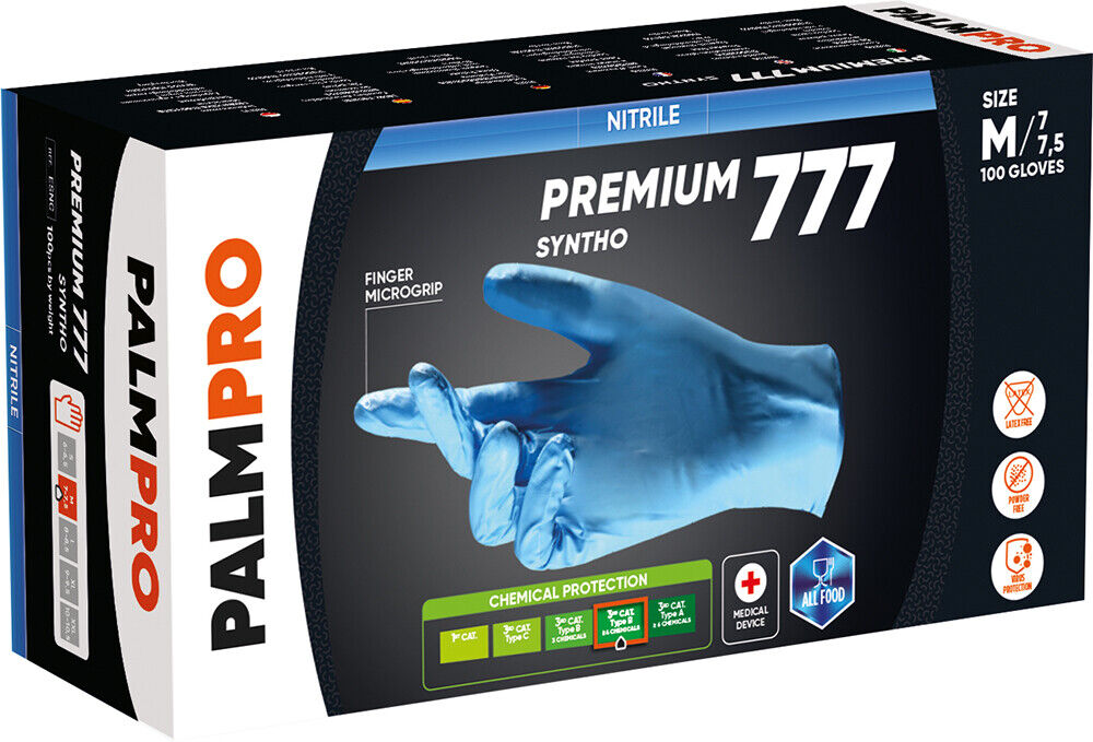 GUANTI NITRILE SYNTHO 777 6-6,5 S