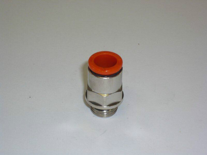 RACCORDO AUTOMATICO DIRITTO TUBO 8-FIL.MASCHIO 1/4"METAL WORK PUSH-IN FITTING