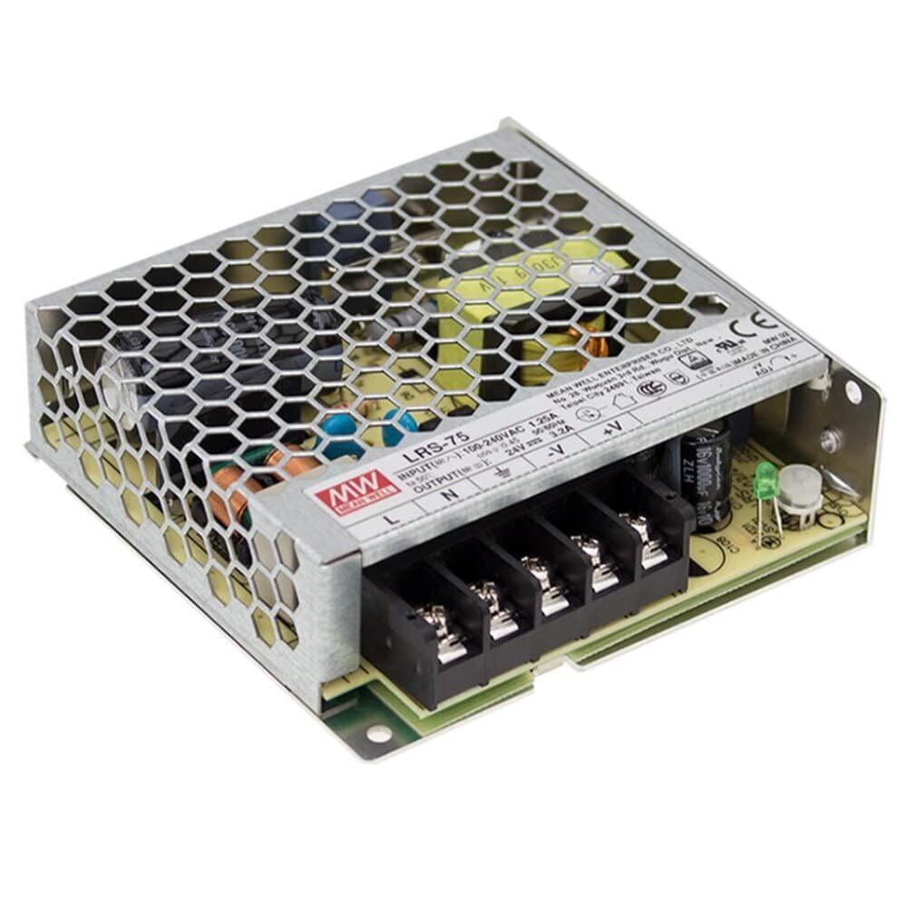LRS-75-5 - Alimentatore Box Metallo Mean Well - 75W - 5V