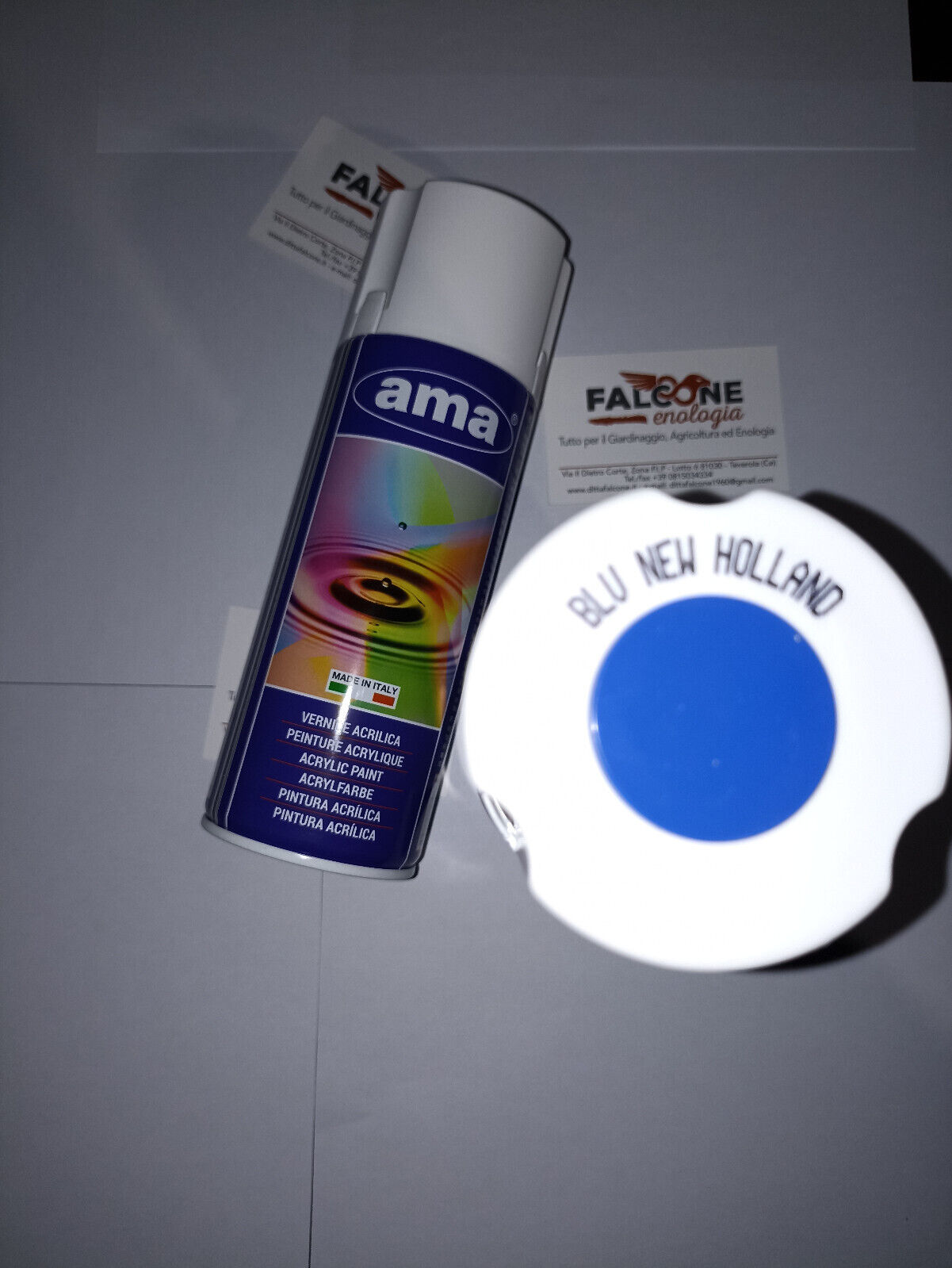 VERNICE TRATTORE BLU NEW HOLLAND SPRAY PITTURA  BOMBOLETTA VERNICE TRATTORE