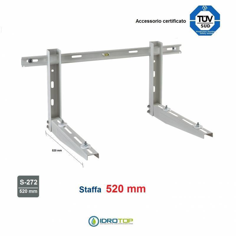 Staffa Unità Esterna cm 52 Climatizzatore portata 160 Kg