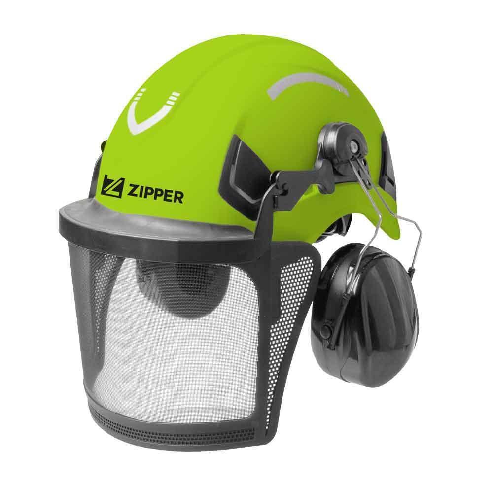 Casco forestale professionale con visiera e cuffie antirumore Zipper zi-fhprofi