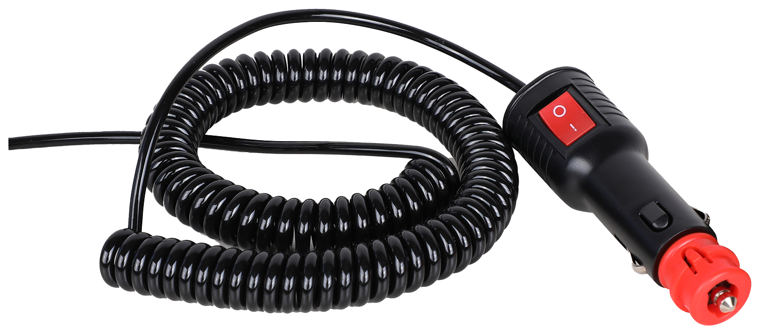 Cavo spiralato con spina agricola on/off 3,5m