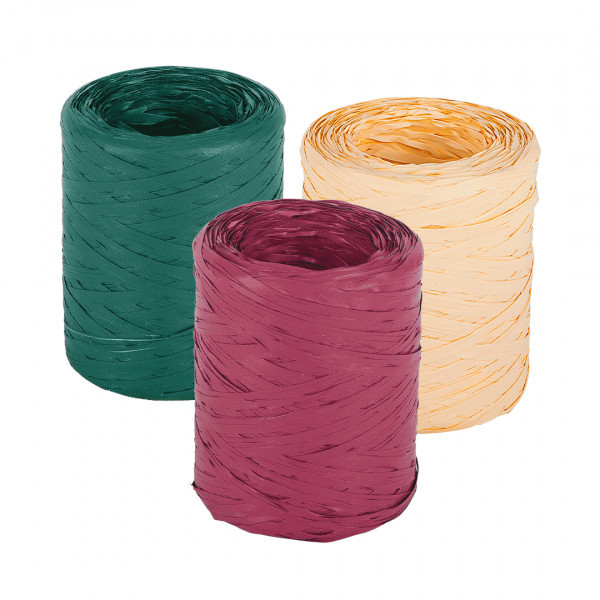 NASTRINO RAFFIA VARI COLORI 200MT