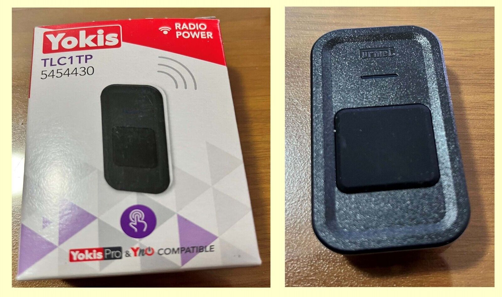 URMET YOKIS 5454430 TELECOMANDO TLC1TP  1 PULSANTE LINEA DESIGN A BATTERIA