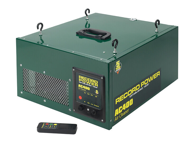 Filtro D'Aria A Due Stadi Record Power AC400 Con Telecomando RPTAC400