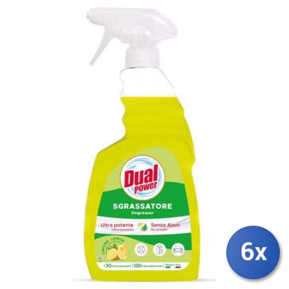6x Bundle Dual Power Sgrassatore Ml 750 Limone