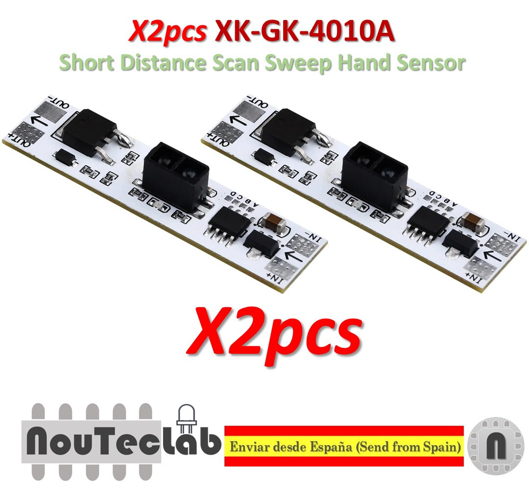 2pcs XK-GK-4010A Wardrobe Short Distance Scan Sensor Sweep Hand Sensor Switch