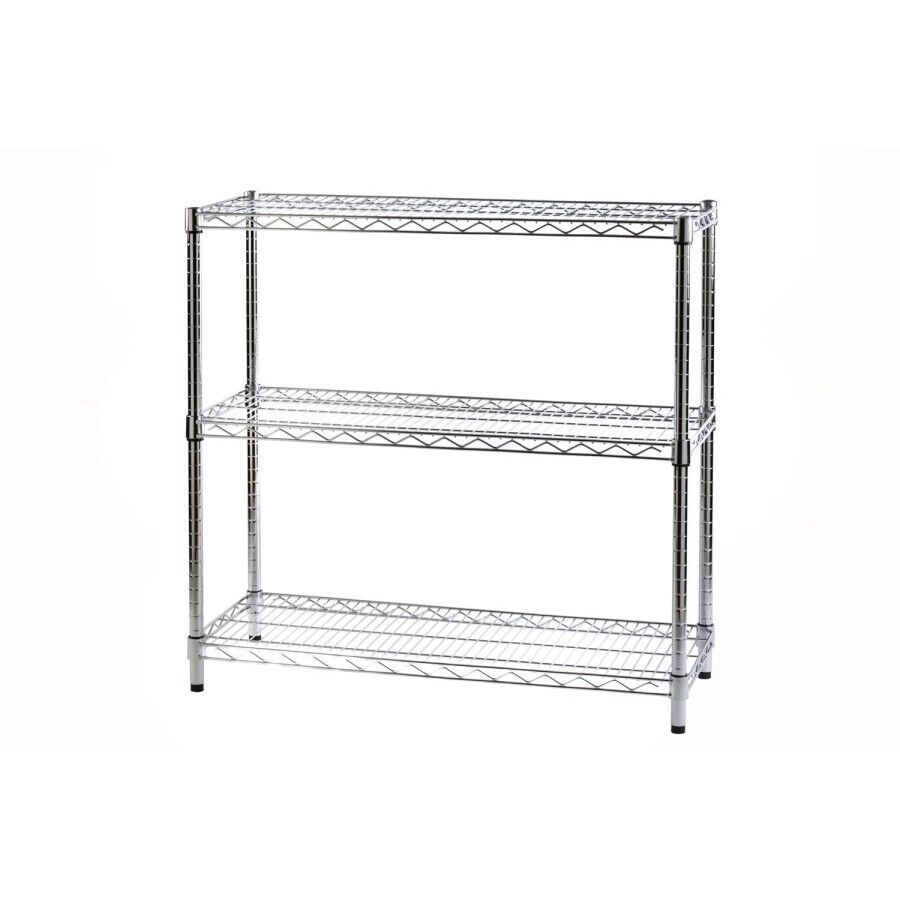 Scaffale tre ripiani cm 35 x 90 x h.90