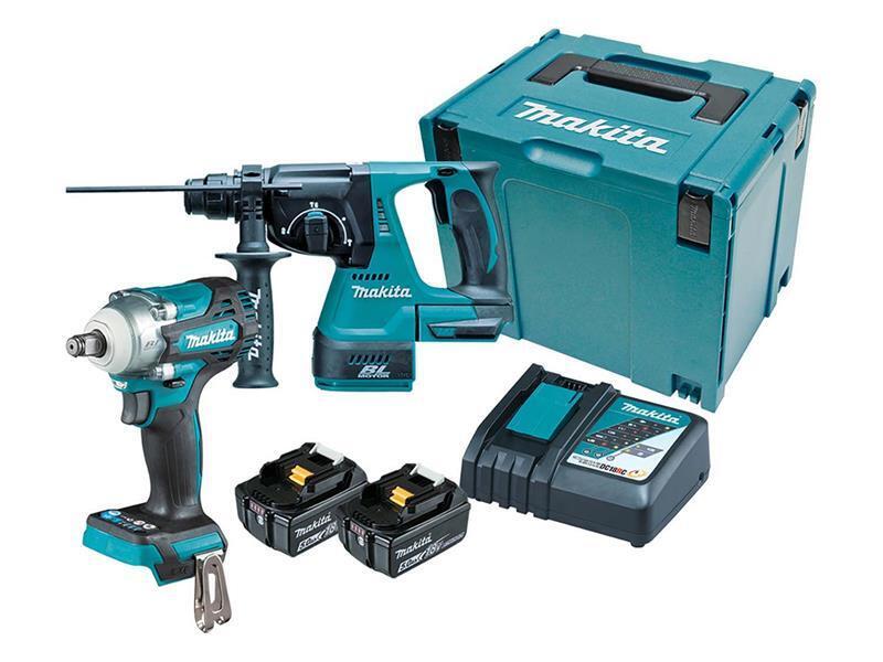 Makita DLX2372TJ Pacco Doppio 18V 2 X 5.0Ah Li-Ion MAKDLX2372TJ