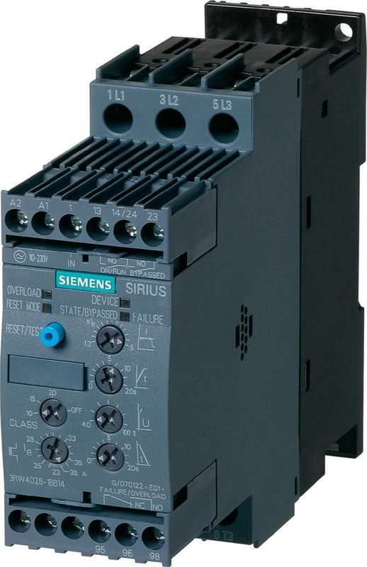 Siemens softstarter potenza motore a 400 V 11 kW potenza motore a 230 V 55 kW co
