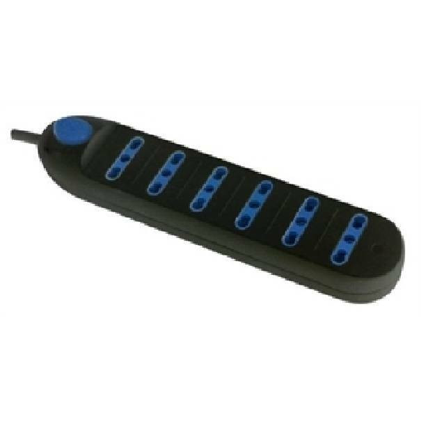 ELECTRALINE MULTIPRESA 6 PRESE 16A BIVALENTI CON CAVO + INTERRUTTORE 62003