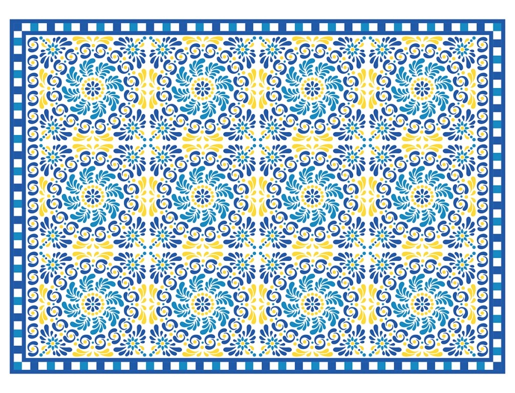 TOVAGLIETTE 30X40 FATO COSTIERA X250 COSTIERA BLU AMALFI