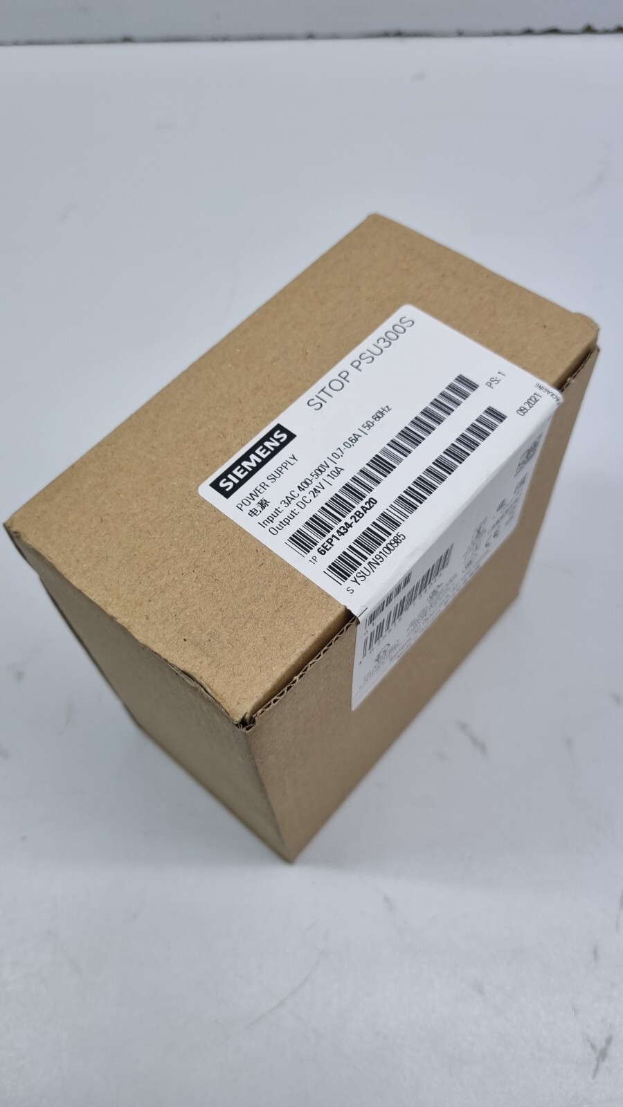 SIEMENS ALIMENTATORE POWER SUPPLY SITOP 6EP1434-2BA20 400/500V AC - 24V DC 10A