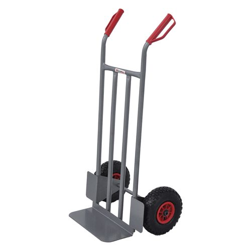 Carrello portasacchi Eco acciaio verniciato portata 150 Kg con ruote pneumatiche