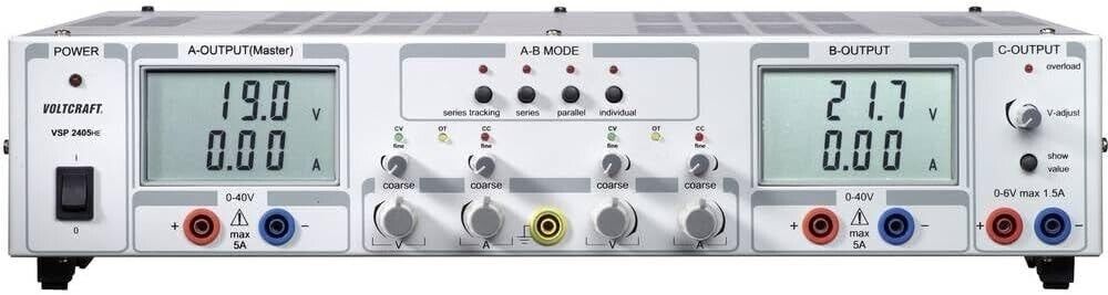 VOLTCRAFT VSP 2405 Alimentatore da laboratorio regolabile 0.1-40 V/DC 0-5 409W