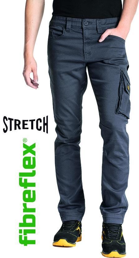PANTALONI RICA LEWIS JEANS JOBC TASCONI COTONE ANTRACITE 54