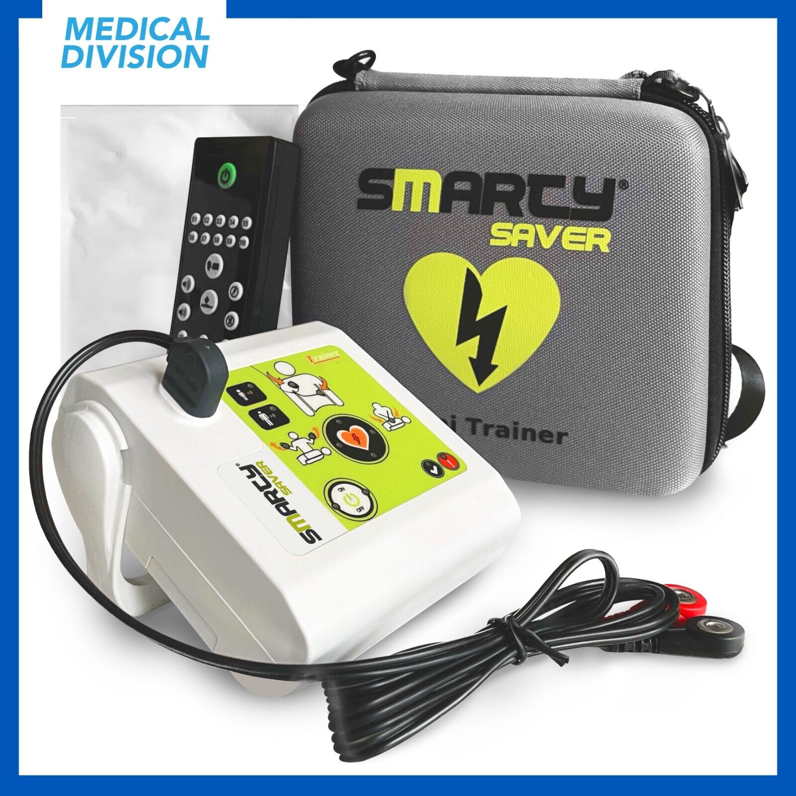 Defibrillatore mini trainer per addestramento completo di accessori SMARTY SAVER