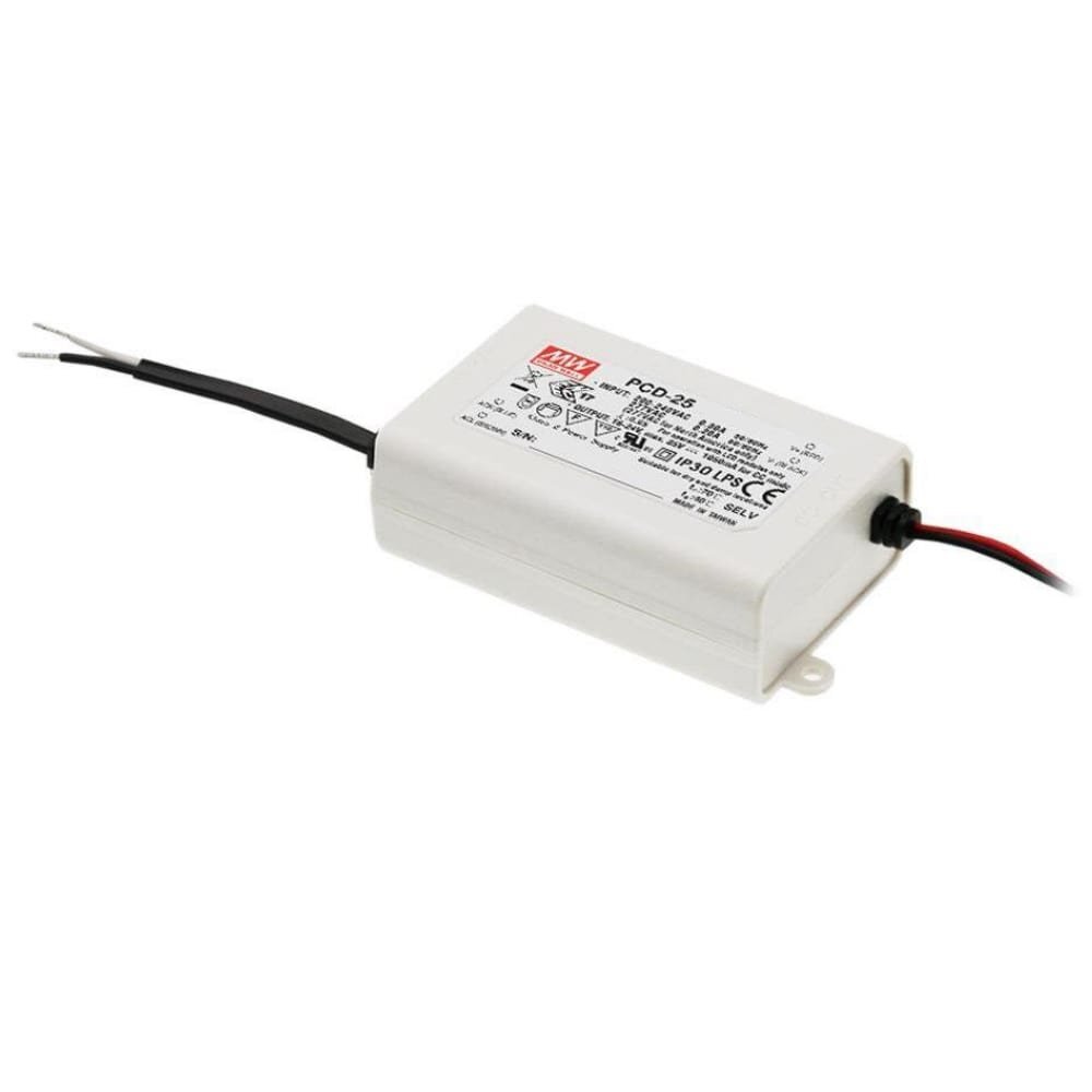 PCD-25-700B - Mean Well - Alimentatore LED 25W Corrente Costante CC 700 mA
