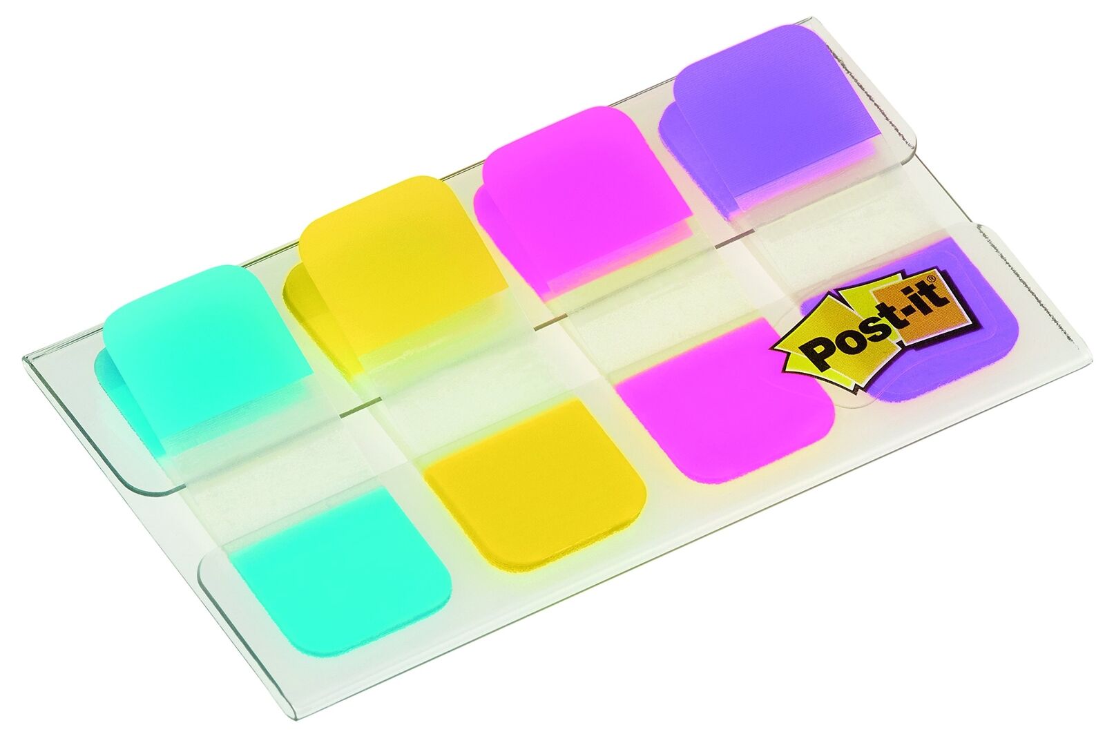 Post-it Index Strong Filing Tabs, Small - 40 Tabs, 15.8 mm x 38.1 mm, Blue, Purp