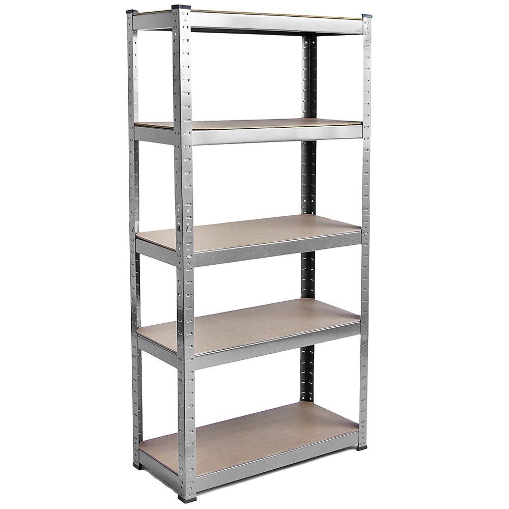 Home Discount scaffale a 5 ripiani, resistente, in acciaio, per garage. (K3f)